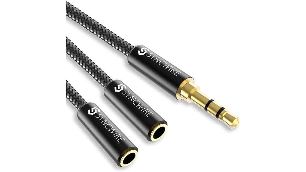 syncwire hi fi headphone splitter