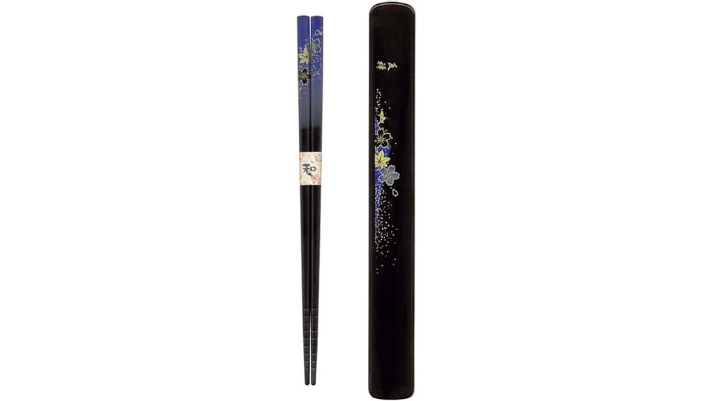 tanaka dark blue chopsticks