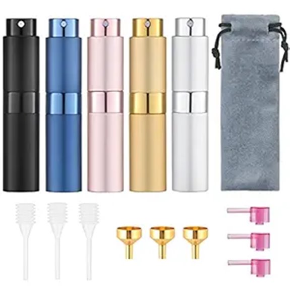 tekson 5 pack perfume atomizer