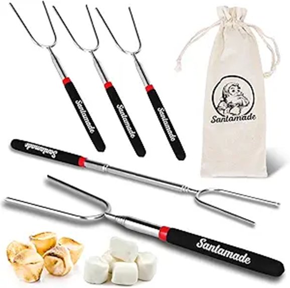 telescoping marshmallow hotdog sticks