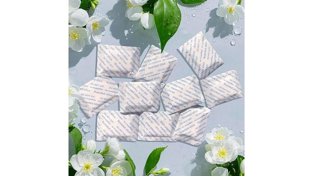ten jasmine sachets odor removal