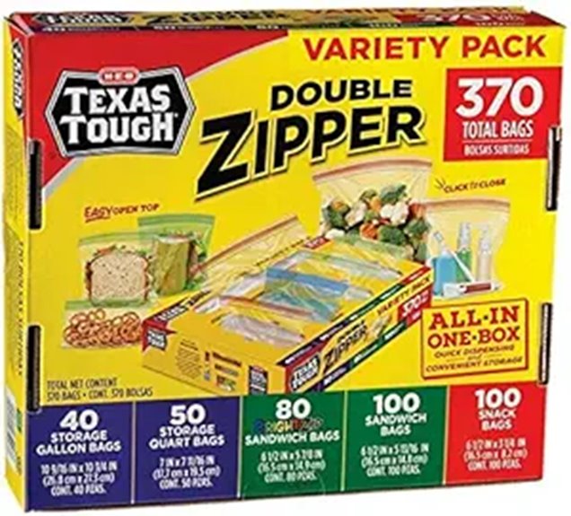 texas tough double zip storage
