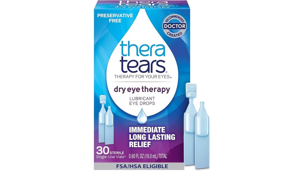 theratears preservative free eyedrops 30