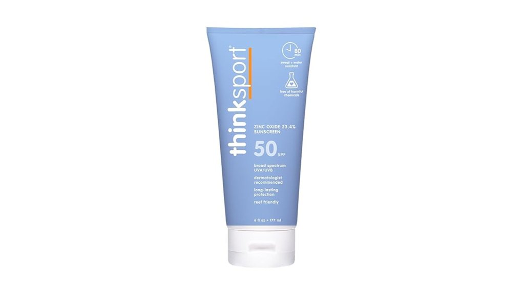 thinksport spf50 sports sunscreen