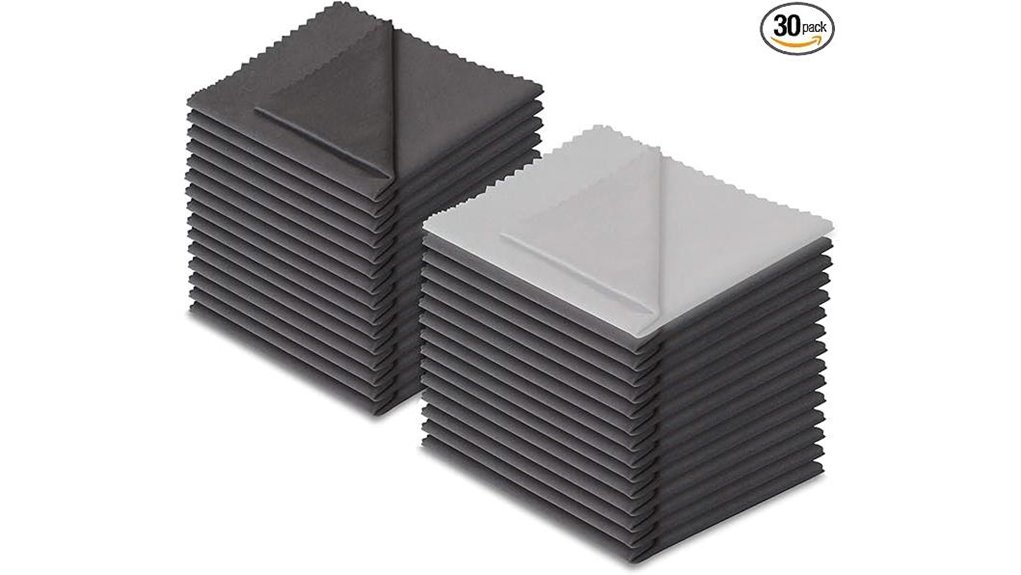 thirty microfiber lens cloths