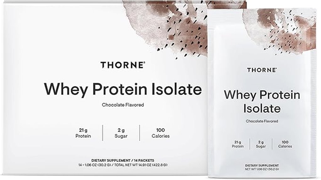 thorne whey chocolate pack