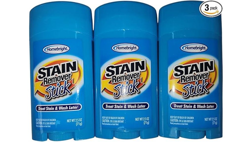 three 2 5oz stain remover