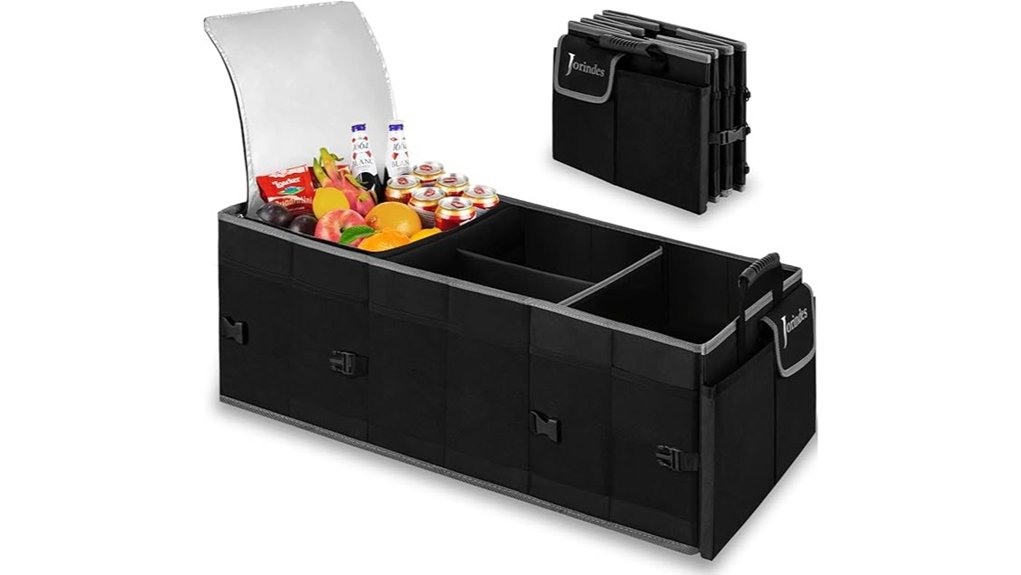 three compartment trunk cooler