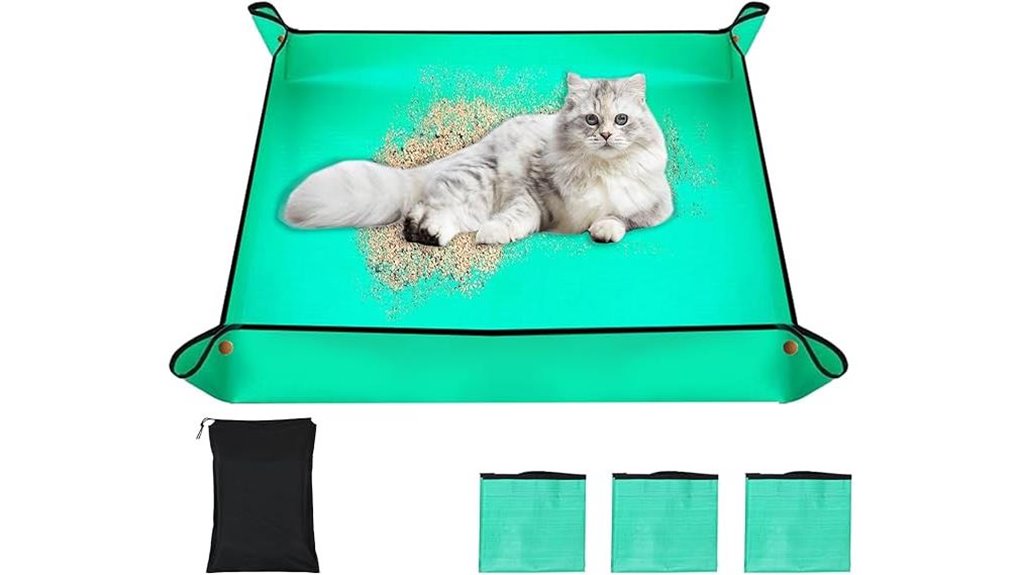 three pack green foldable box