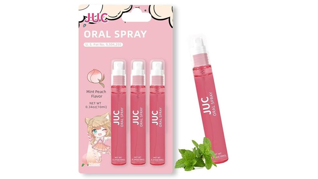three pack mint peach spray