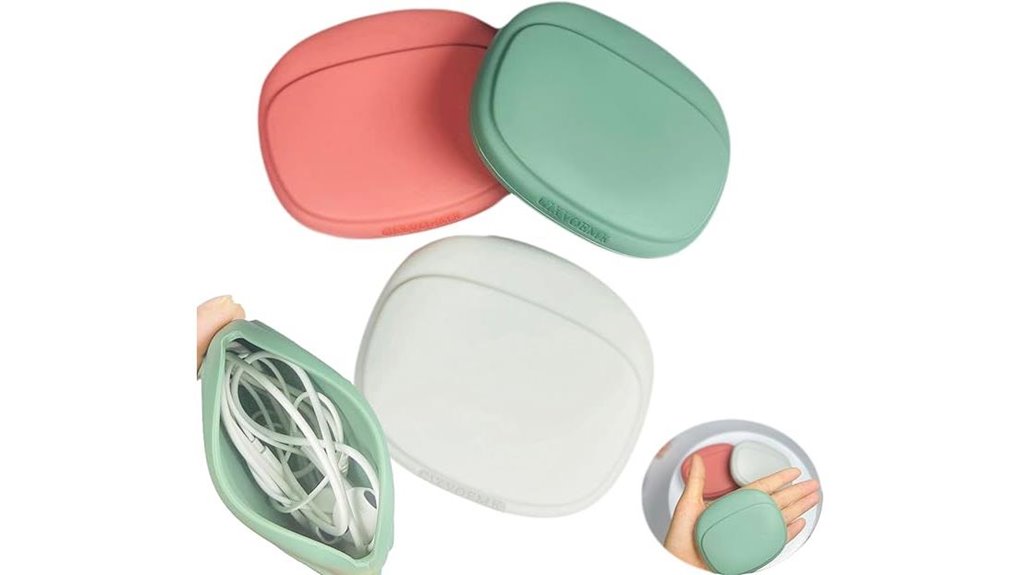 three pack silicone headphone case