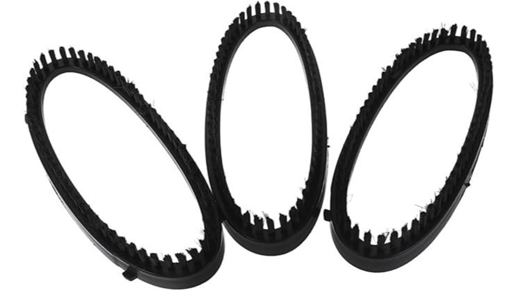 three pack steamer brush heads