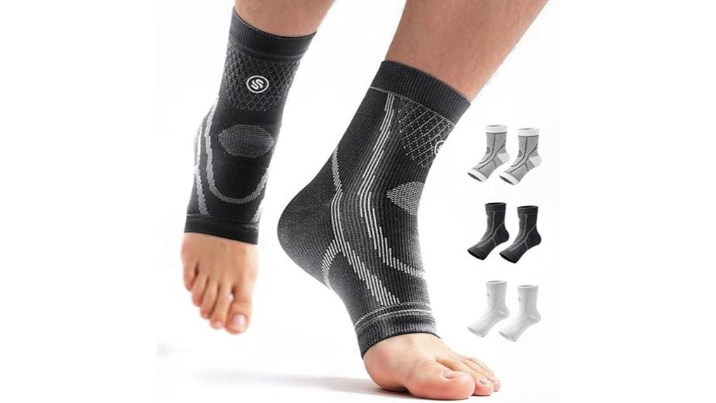 three pair breathable ankle relief