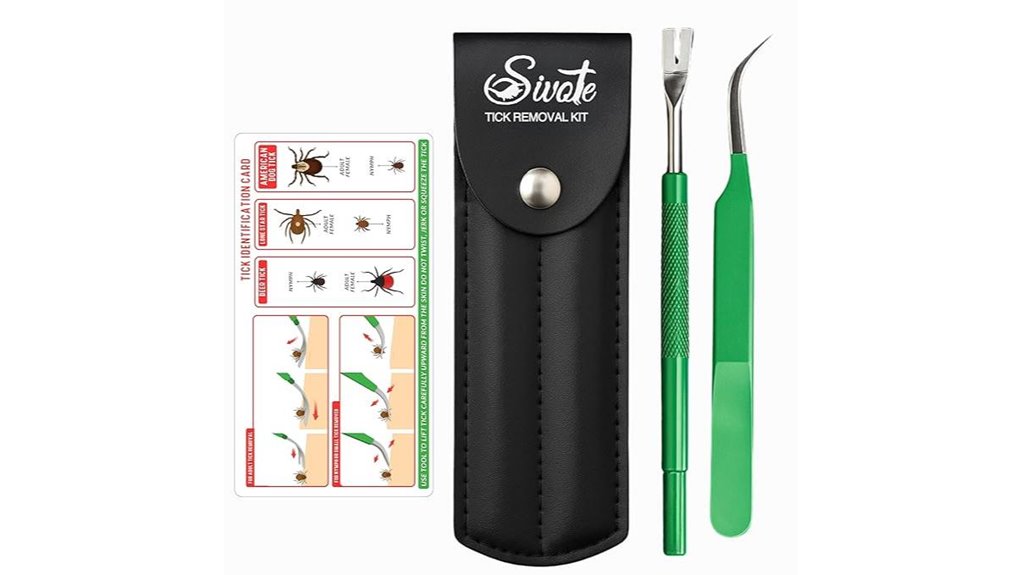 tick remover tweezers case