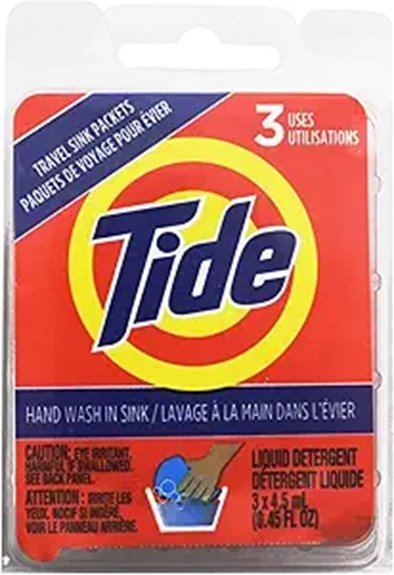 tidetravel sink packets 3ct