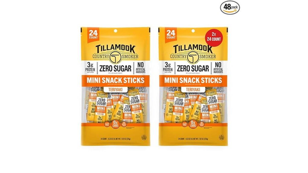 tillamook zero sugar teriyaki sausages