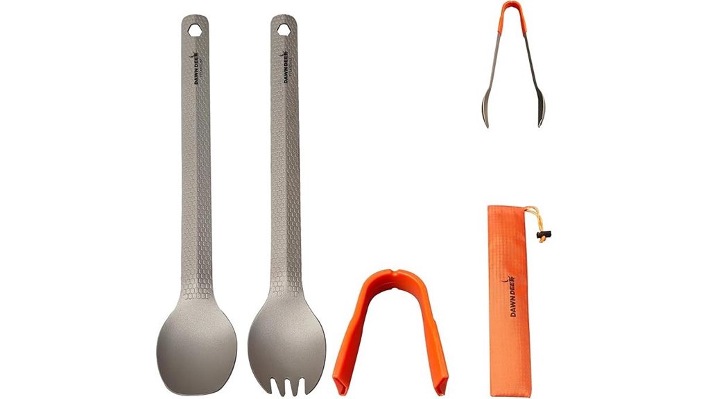 titanium 3 in 1 ultralight cutlery
