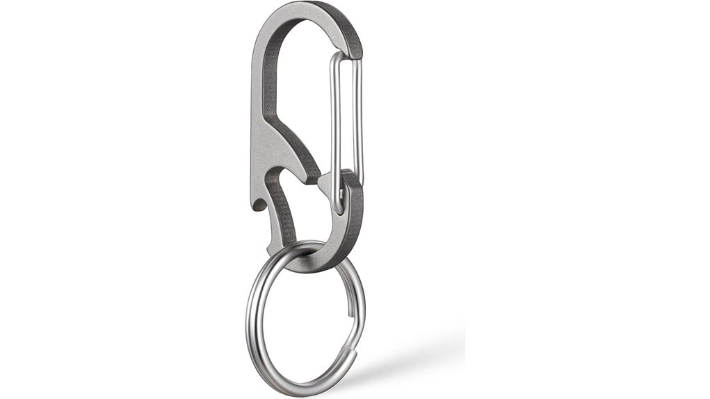 titanium carabiner bottle opener