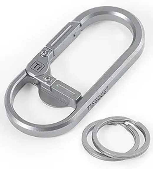 titanium keychain bottle opener