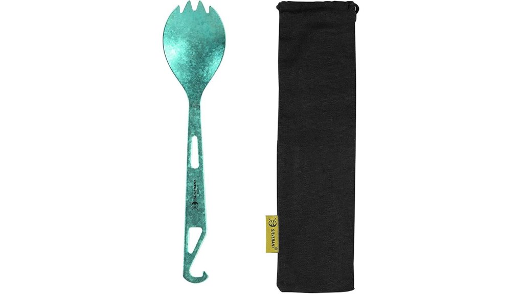 titanium ultralight spork opener
