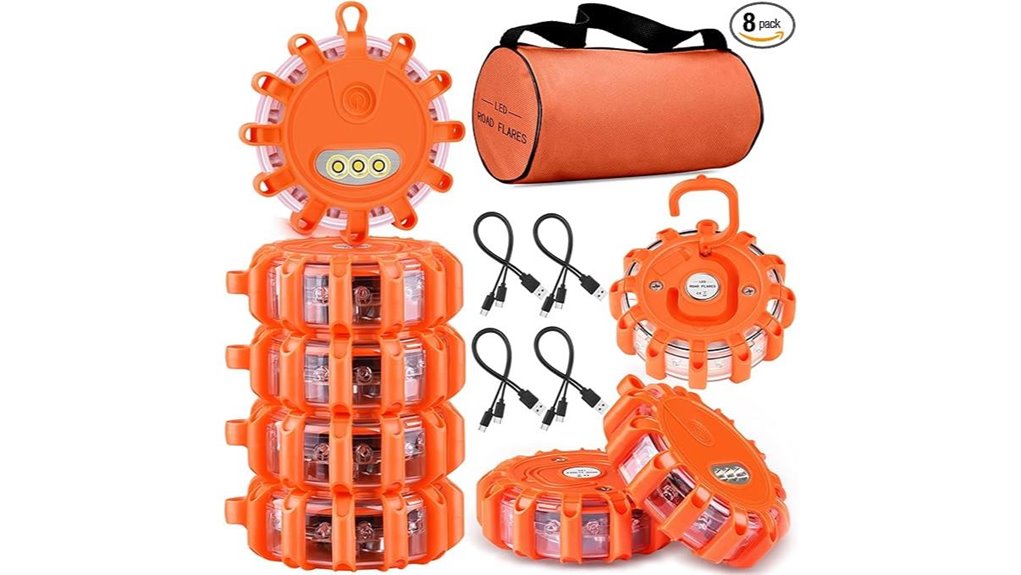 tobfit 8 pack usb c flares