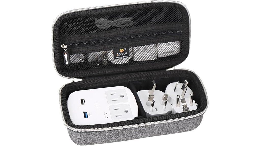 travel adapter protective case