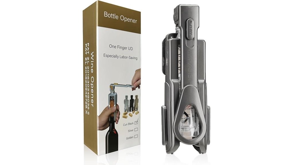 travel corkscrew foil cutter