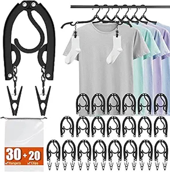 travel hangers 30 pack clips