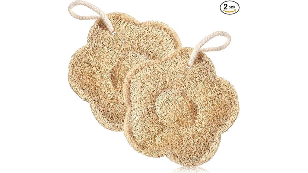 travel natural loofah scrubber