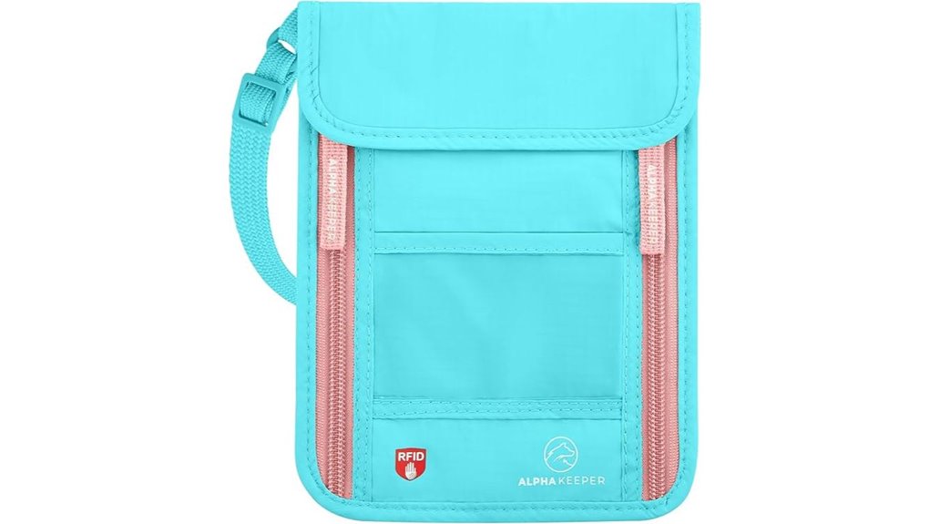 travel neck passport wallet