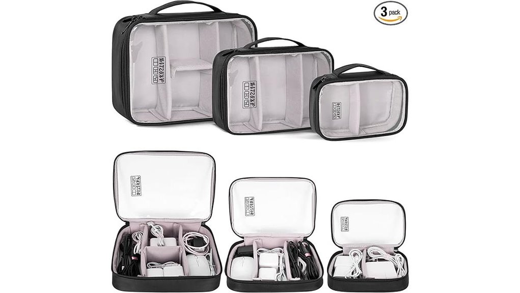 travel padded cord organizer