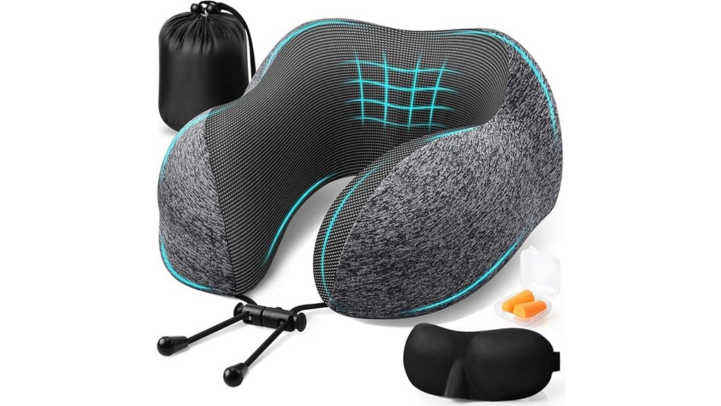 travel pillow earplugs mask