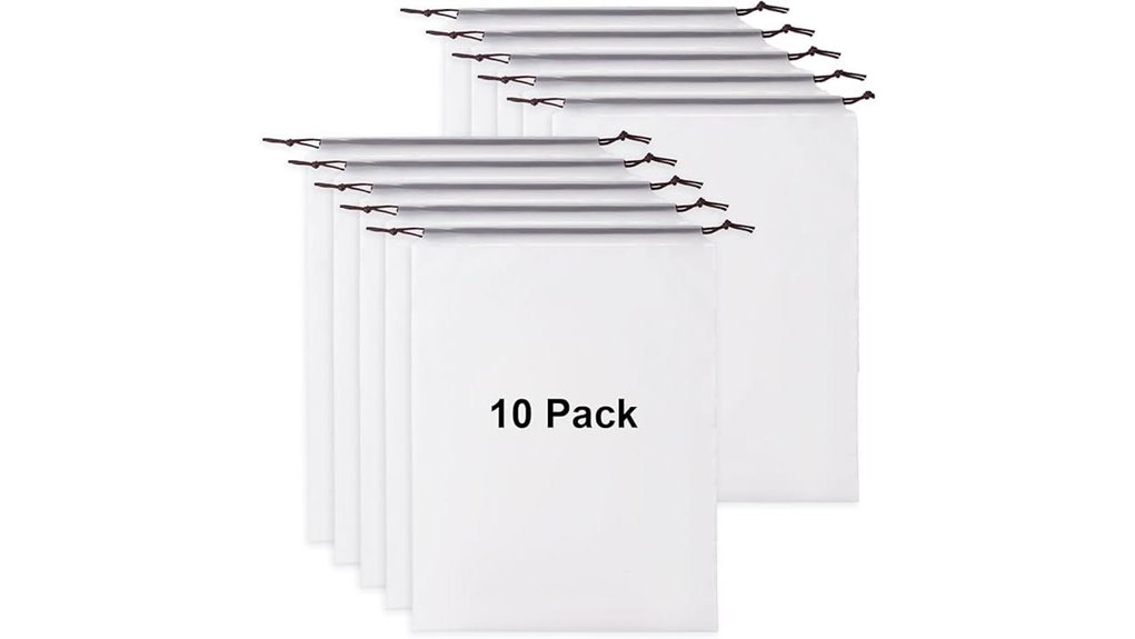 travel ready clear waterproof shoebags