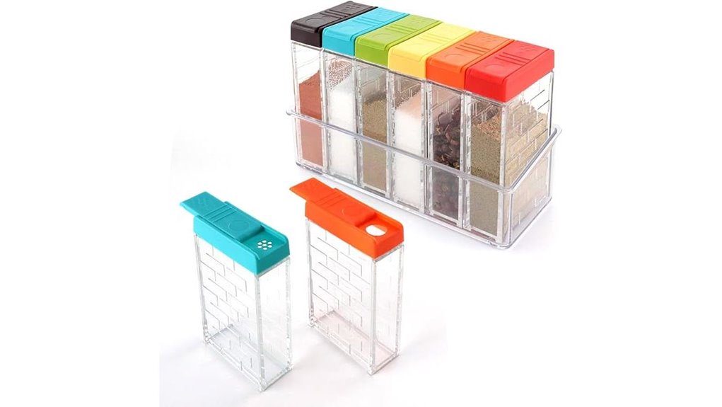 travel ready plastic spice shaker