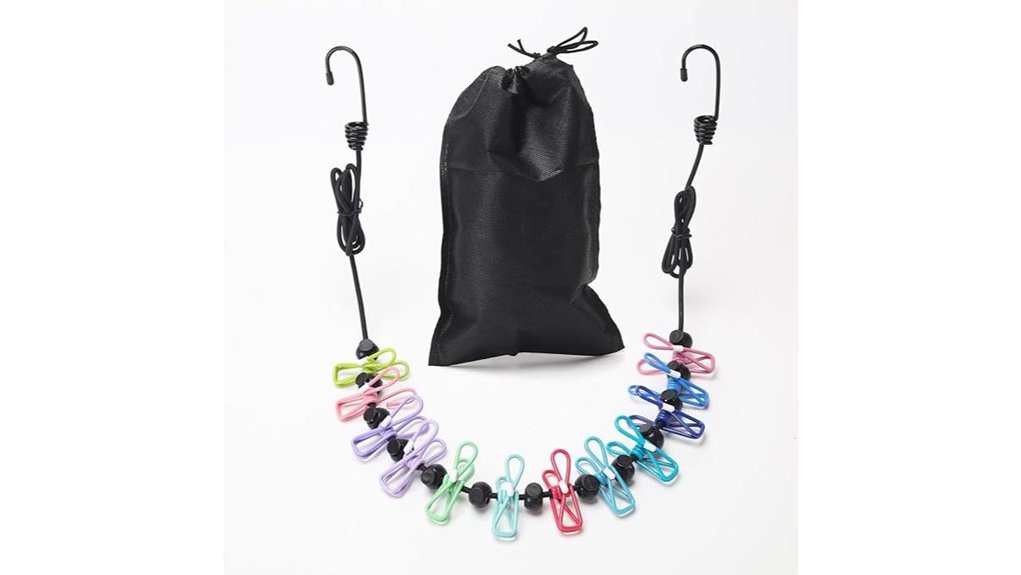 travel retractable 12 clip line