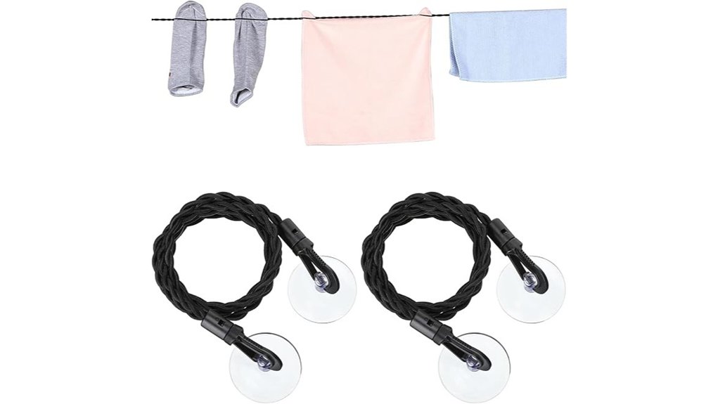 travel retractable suction clothesline