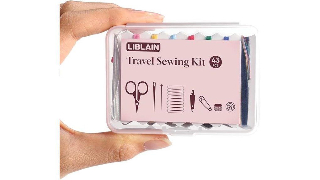 travel sewing kit 43pcs