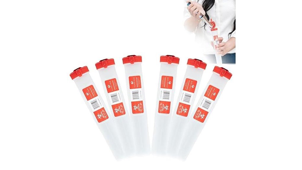 travel sharps 6 pack disposal