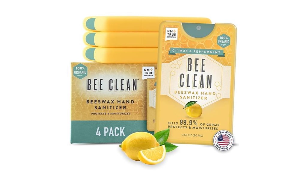 travel size citrus peppermint mist