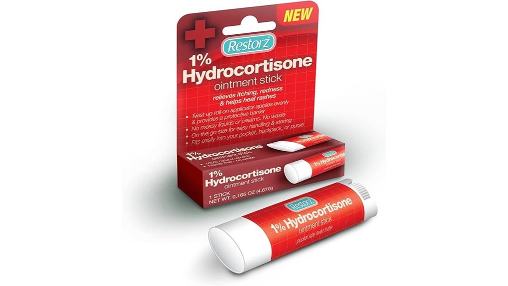 travel size hydrocortisone cream stick