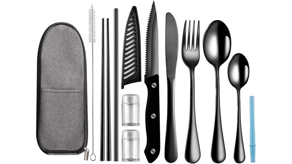 travel stainless cutlery case