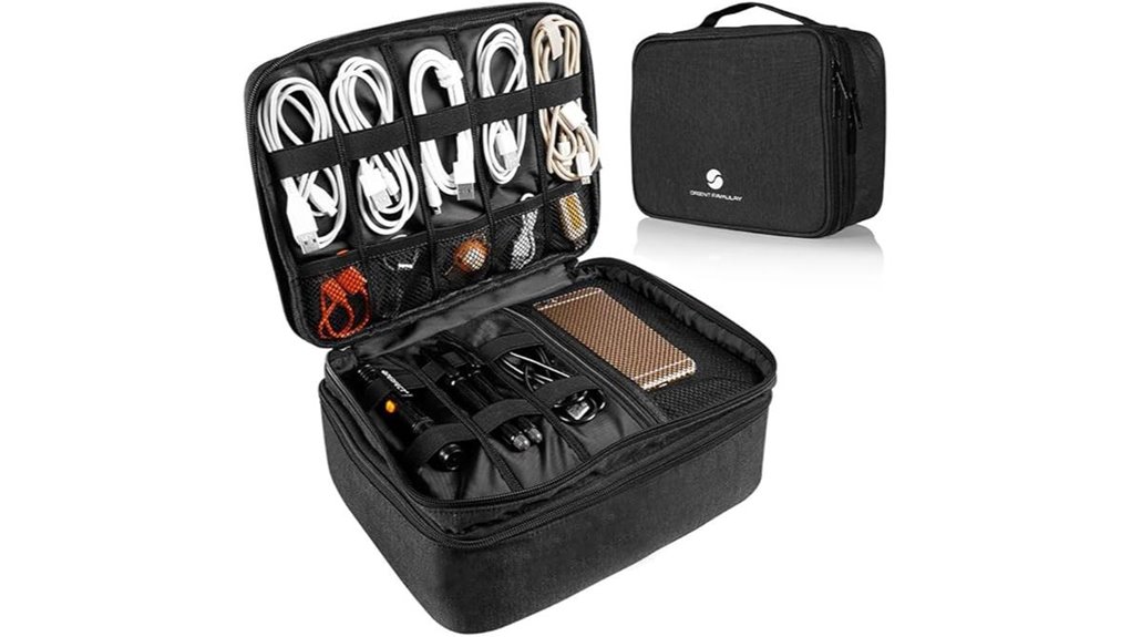 travel waterproof cable organizer