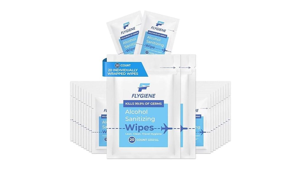 travel wipes dual 10 count