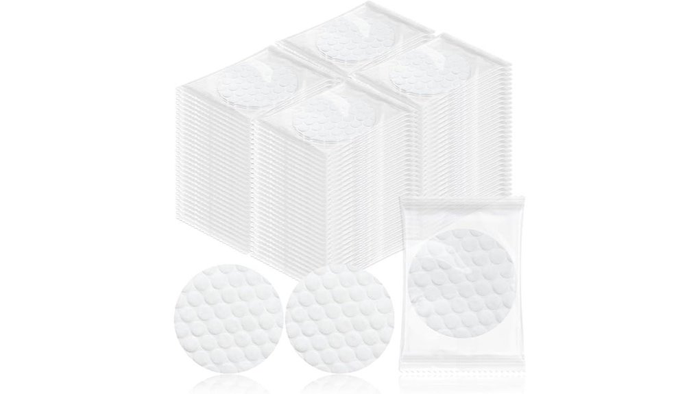 travel wrapped cotton bulk pads
