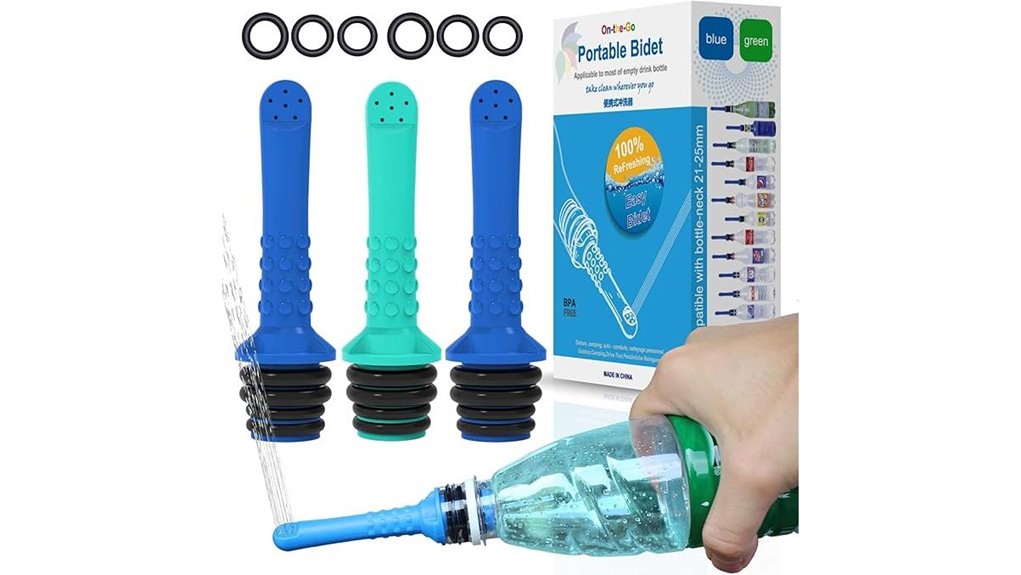 tri pack portable backpacking bidet