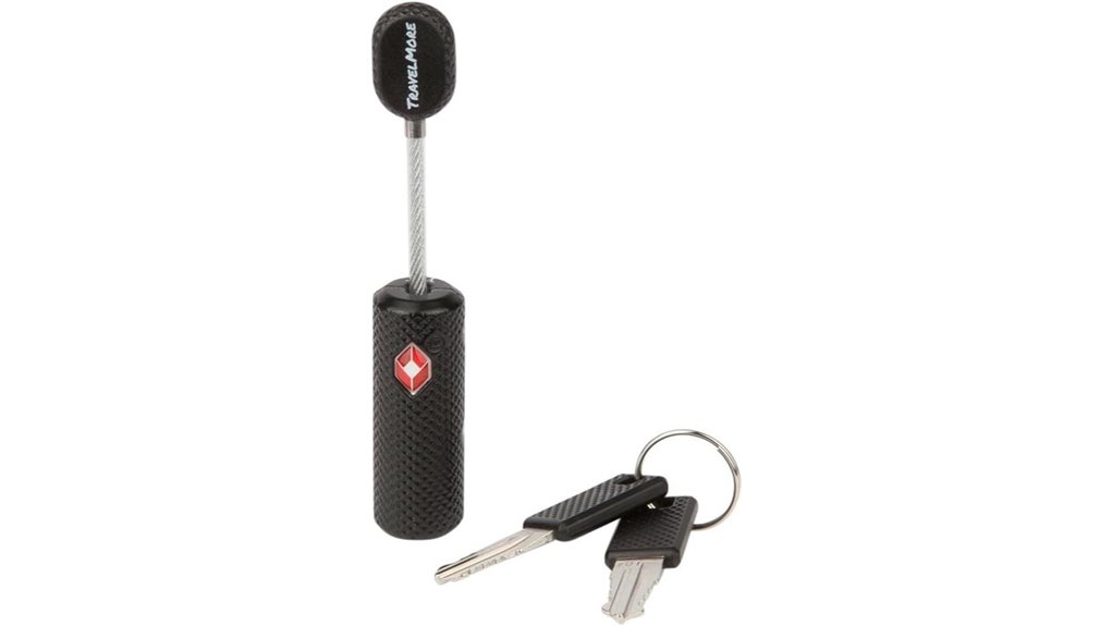 tsa approved black travel lock