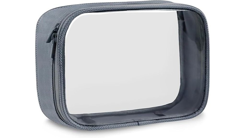 tsa approved quart clear pouch