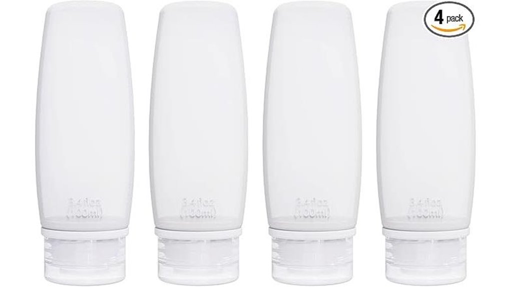 tsa approved silicone travel bottles