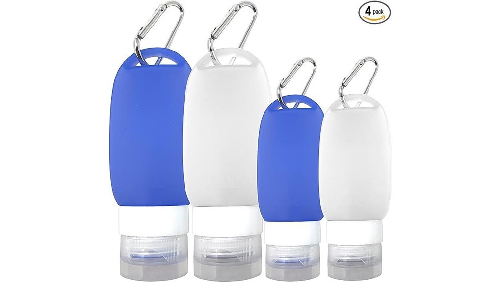 tsa approved silicone travel bottles