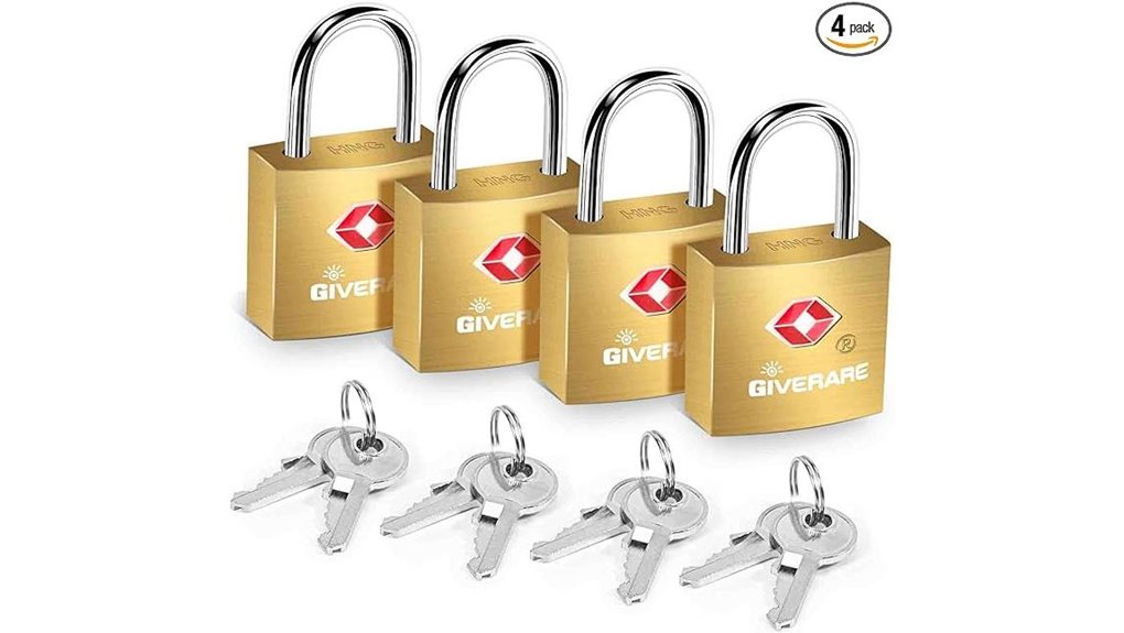 tsa locks pack keys